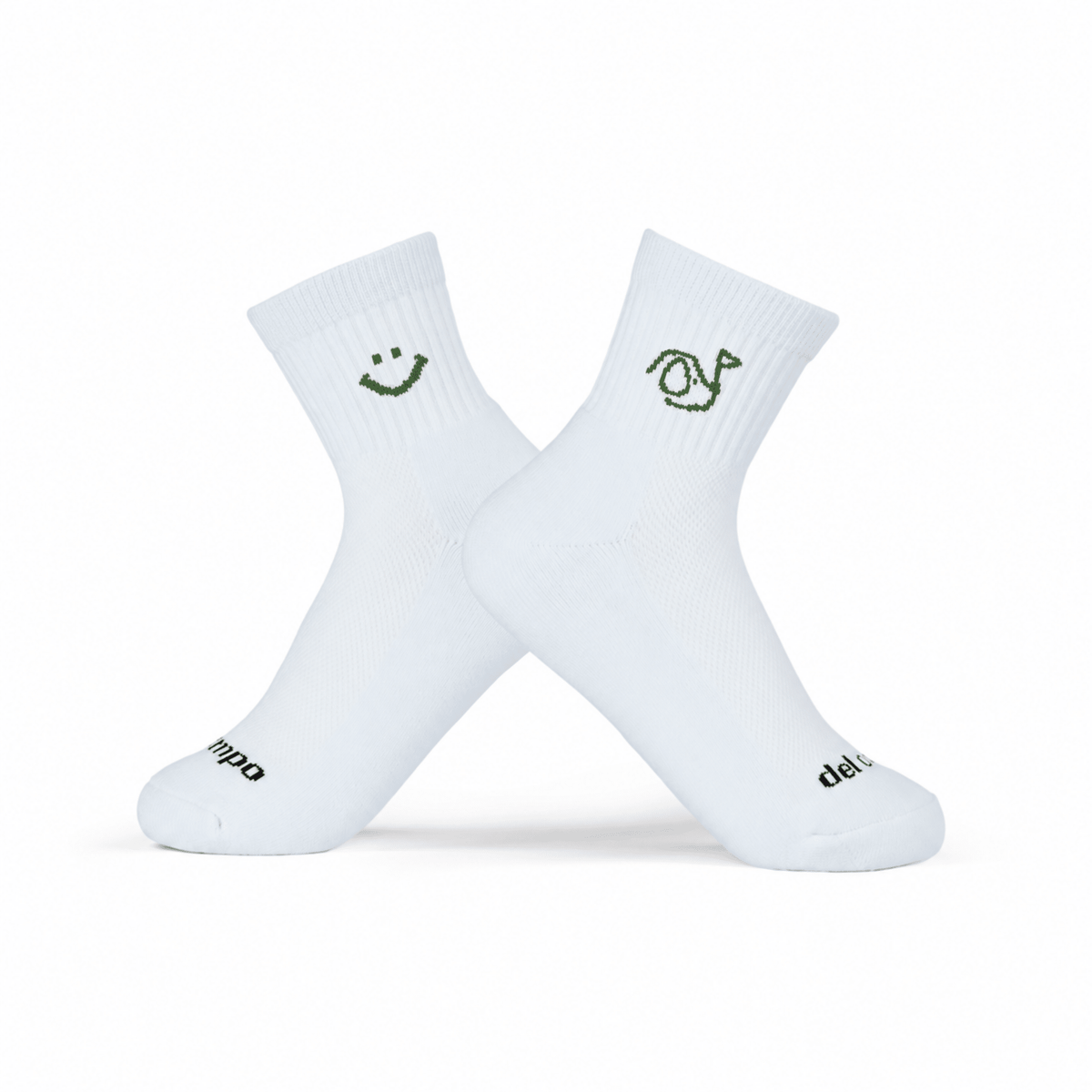 Puppies and Golf - Green Socks - del campo