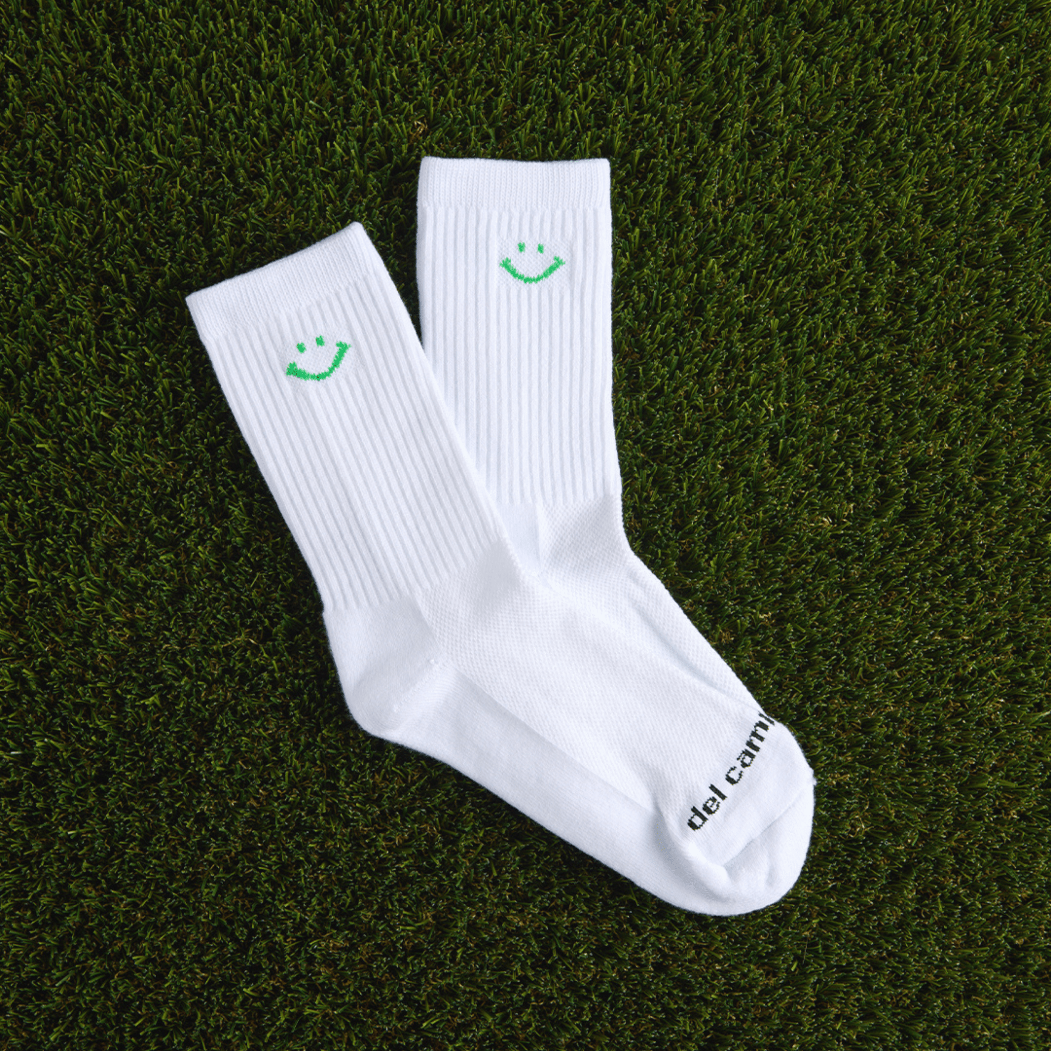 Crew Smiley Pack Socks - del campo