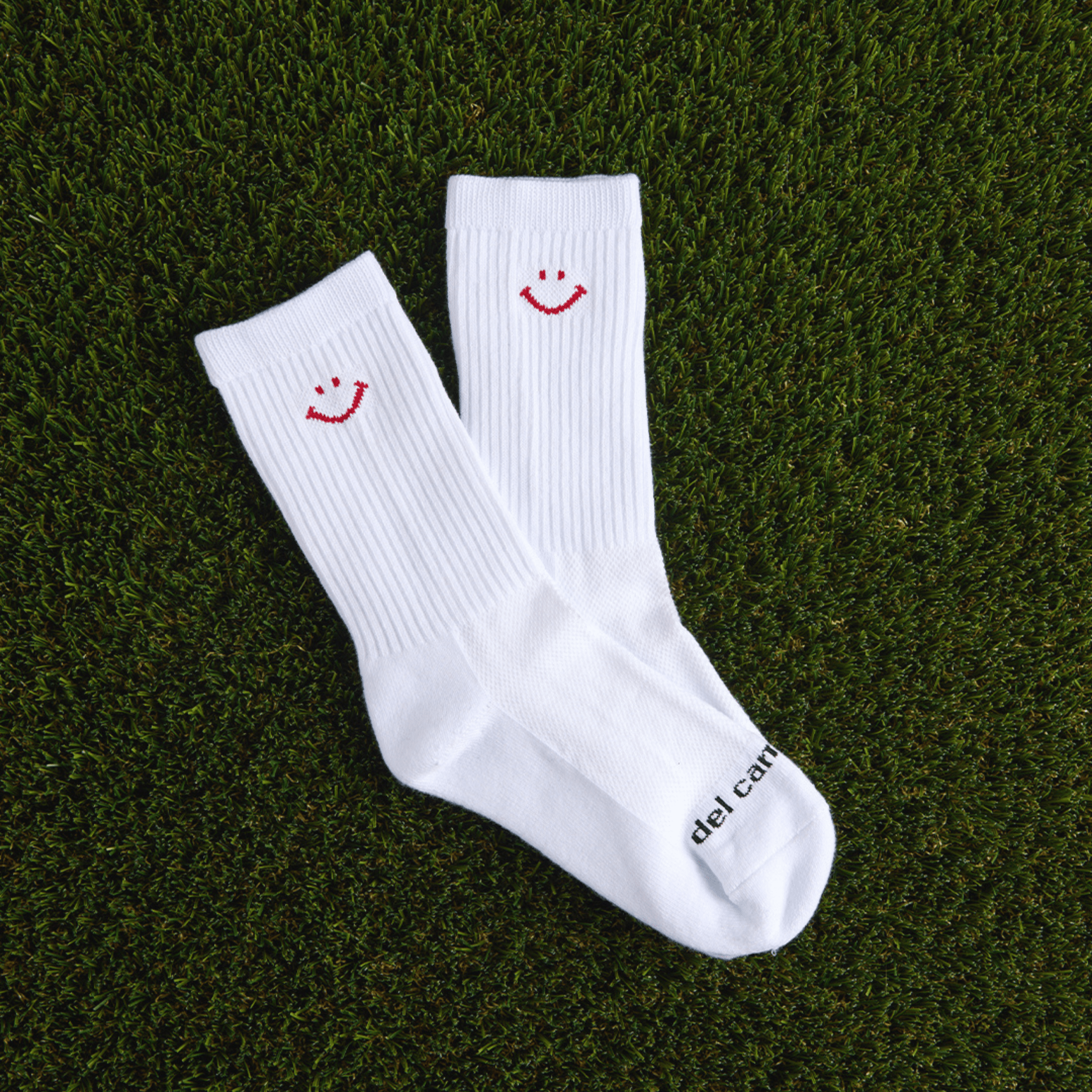 Crew Smiley Pack Socks - del campo