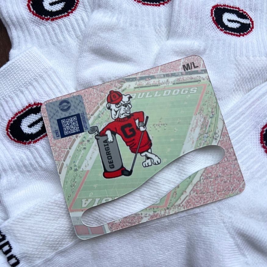 UGA DAWGS - White