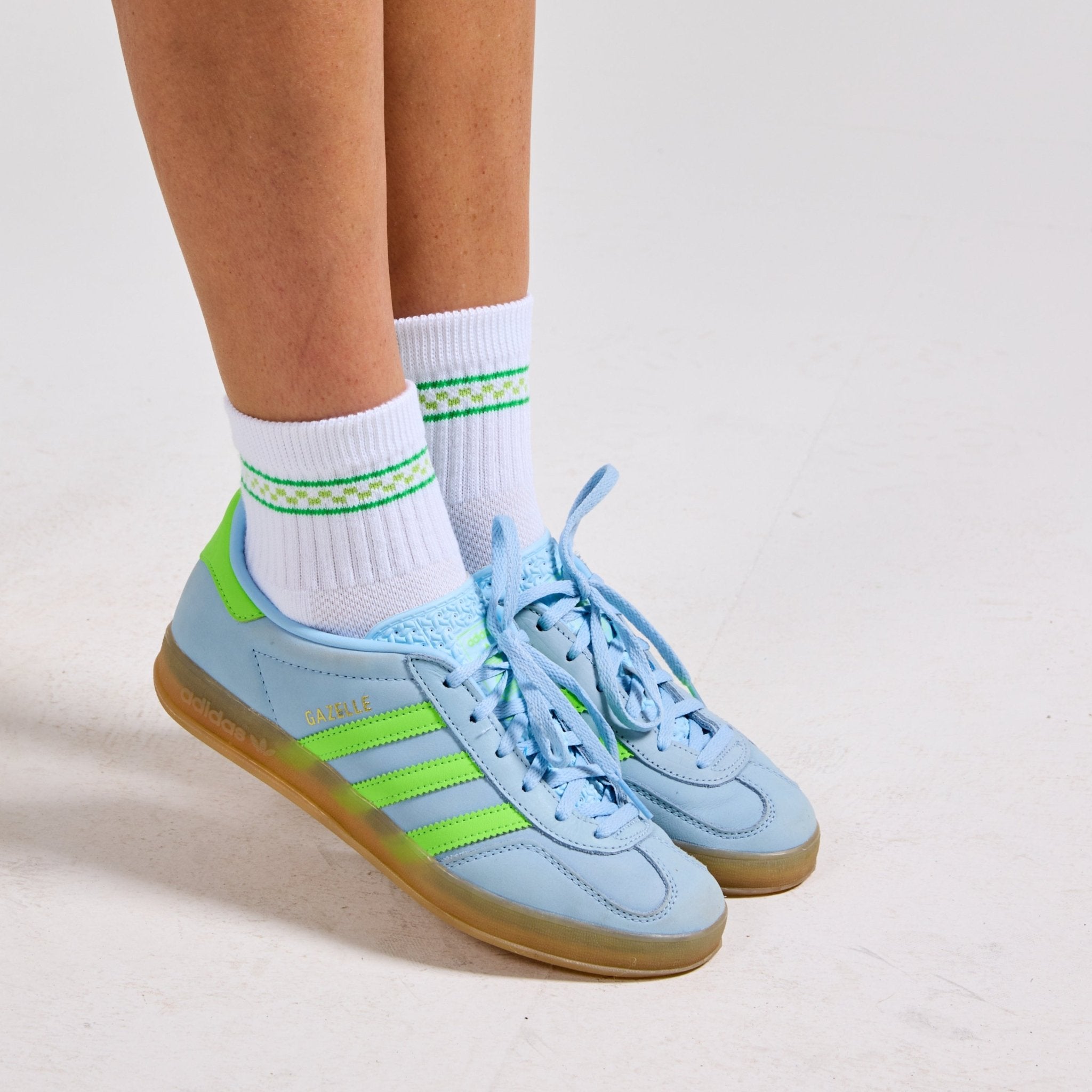 Green Checkered Stripes - del campo