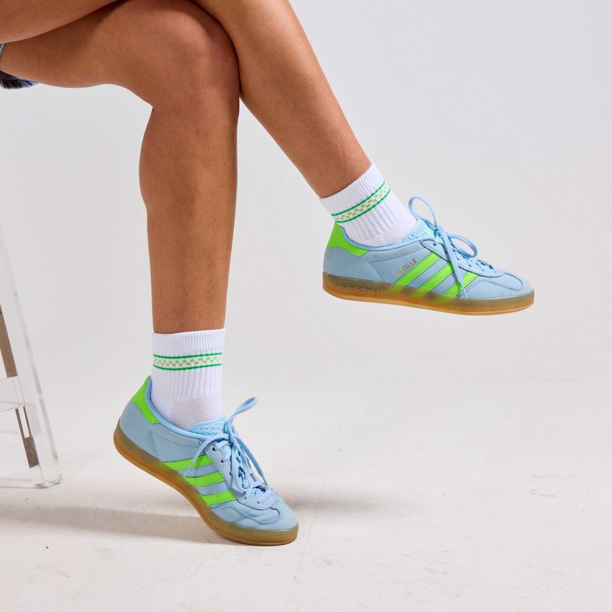 Green Checkered Stripes - del campo