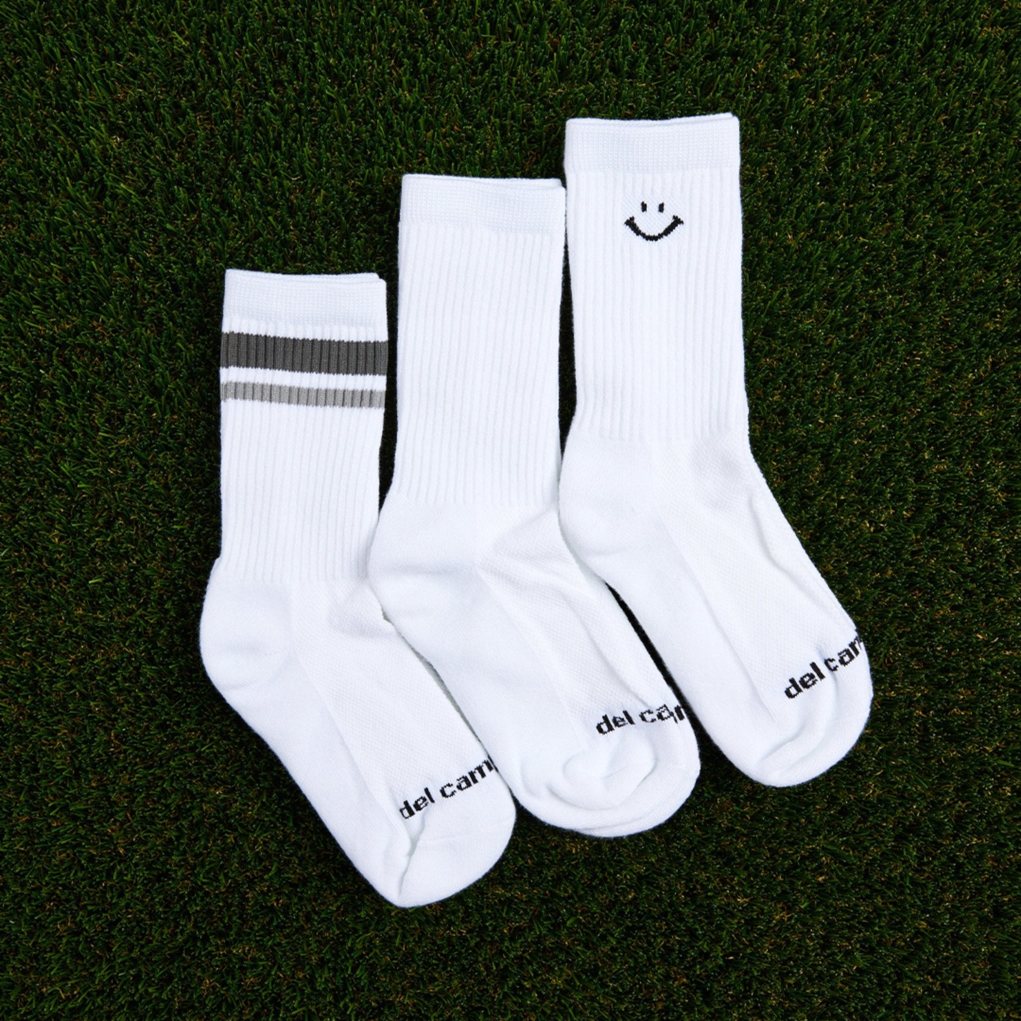 Variety Crew 3-Pack - Del Campo Golf Socks | Made in USA