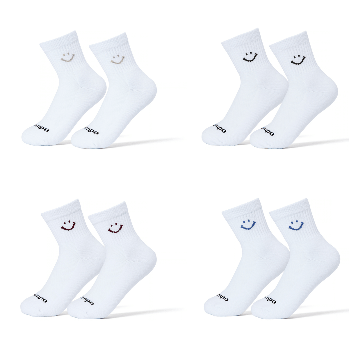 Del Campo Fall Smiley Pack golf socks, fall 2026 pack