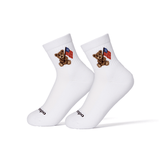 Del Campo American Teddy Bear golf socks