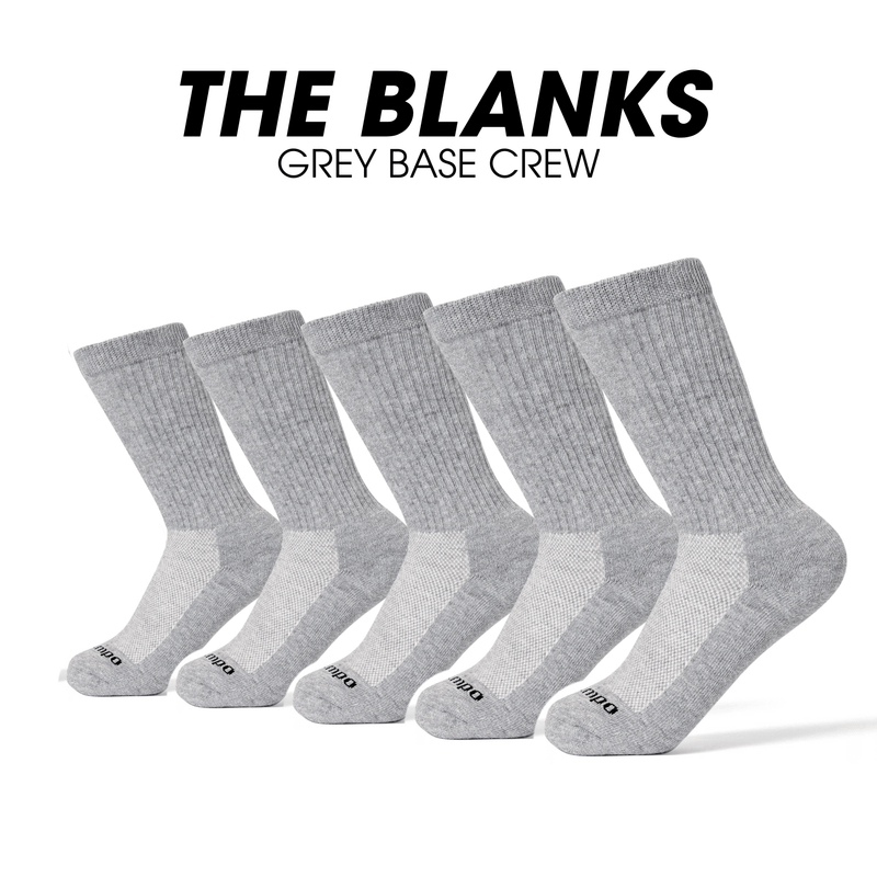 Grey Blank Crew Pack Bundle - del campo