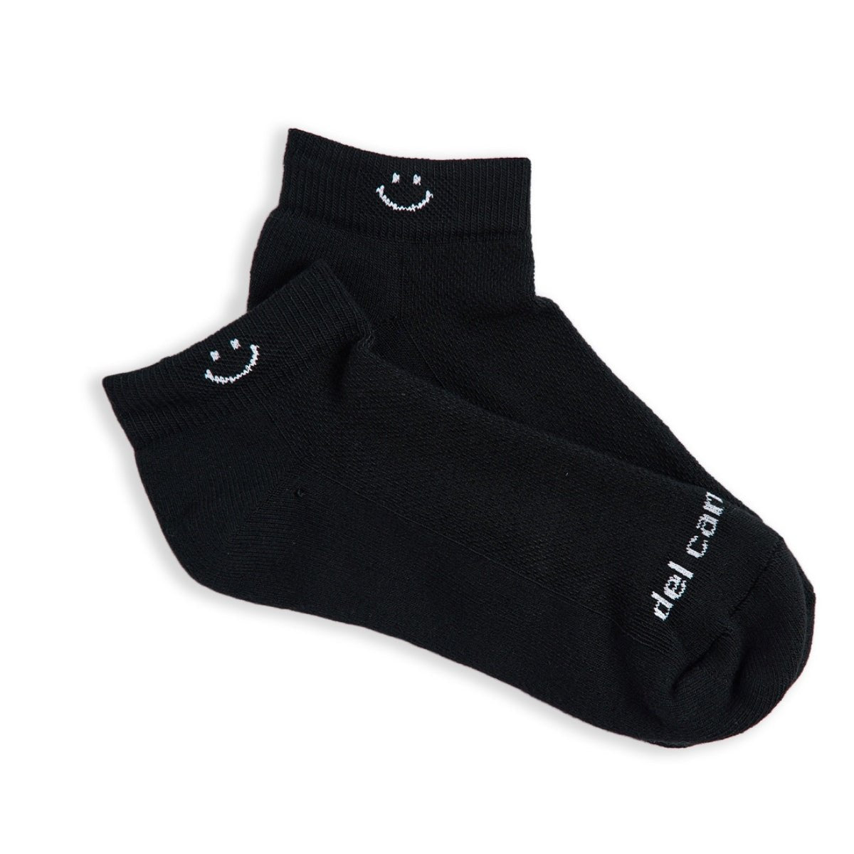 Smiley Lowcut Night Mode Socks - del campo