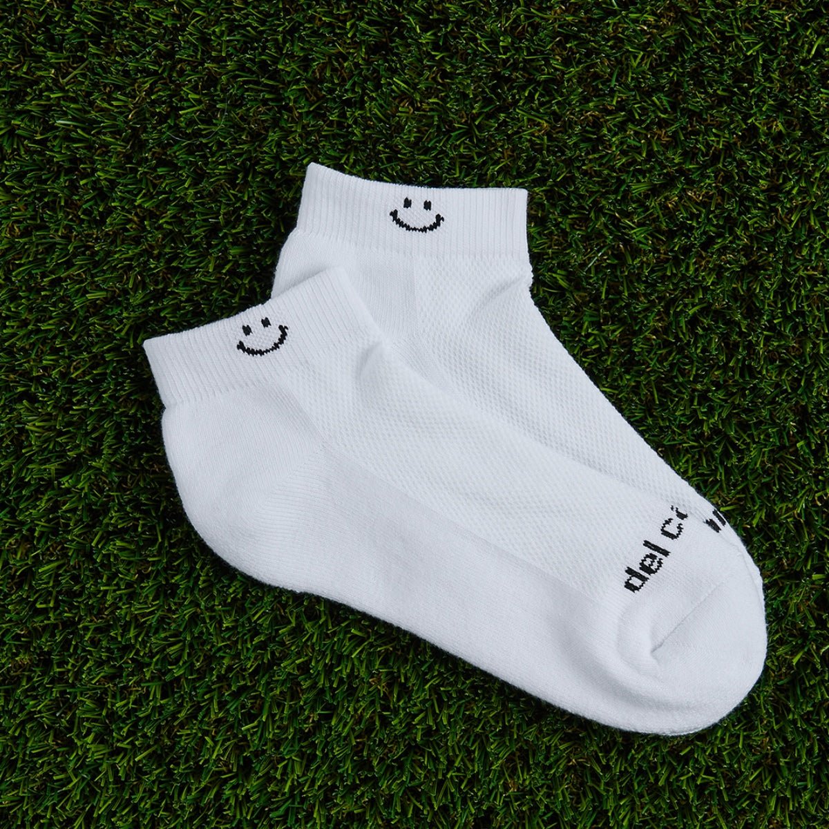 Smiley Lowcut Socks - del campo