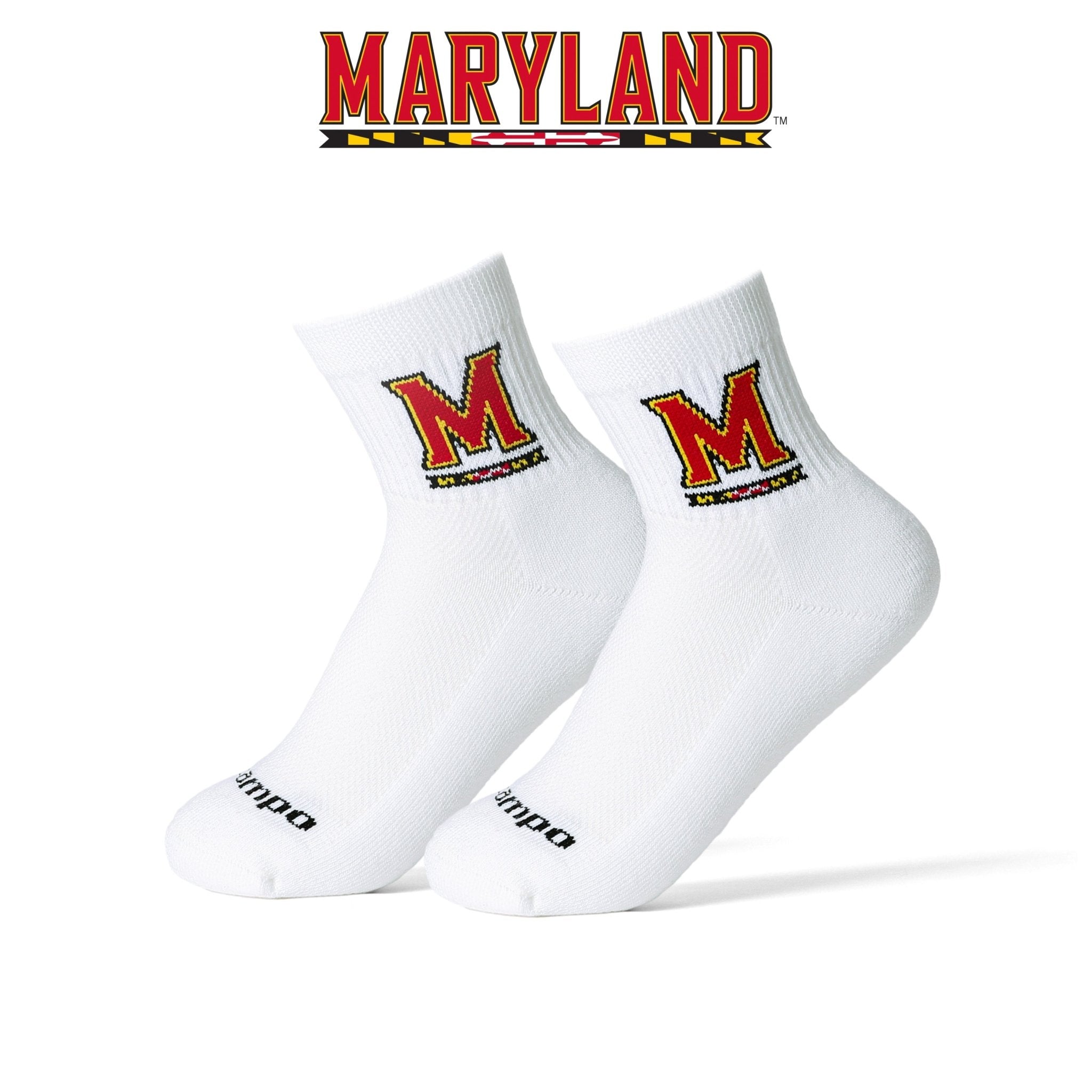 Maryland Terrapins - del campo golf socks | made in the USA