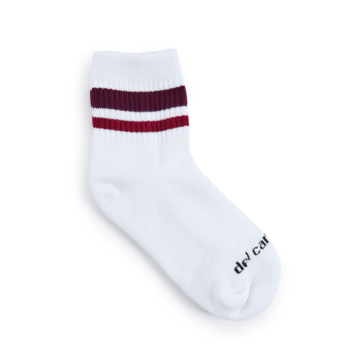 Burgundy Stripes Socks - del campo