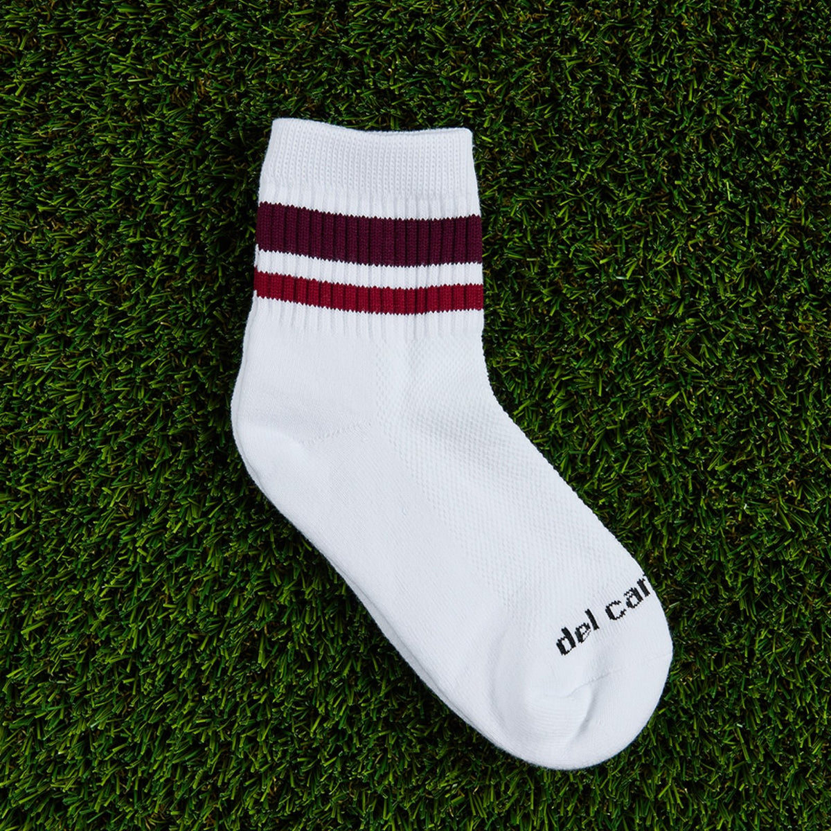 Burgundy Stripes Socks - del campo