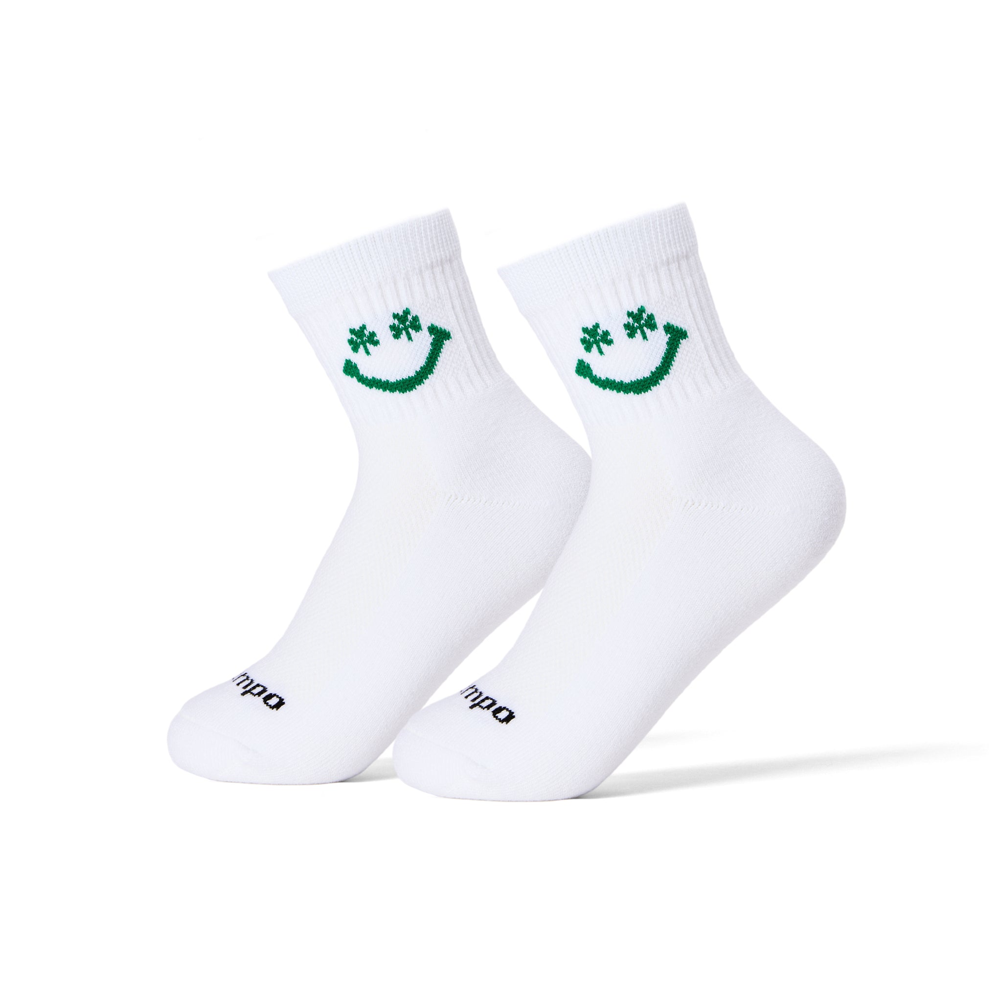 Red Smiley - del campo golf socks | made in the USA