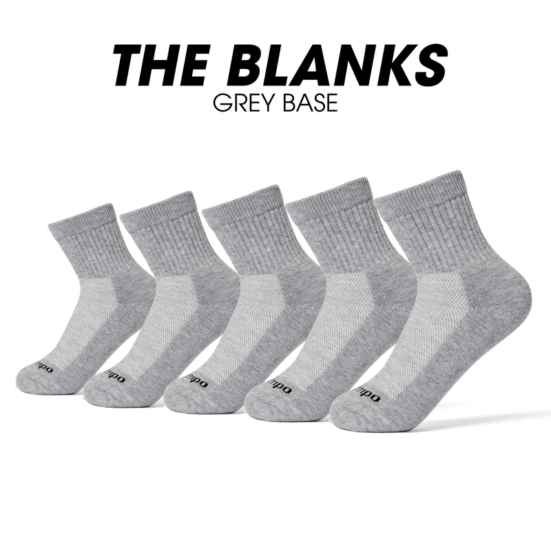 Grey Blank Quarter Pack Bundle - del campo