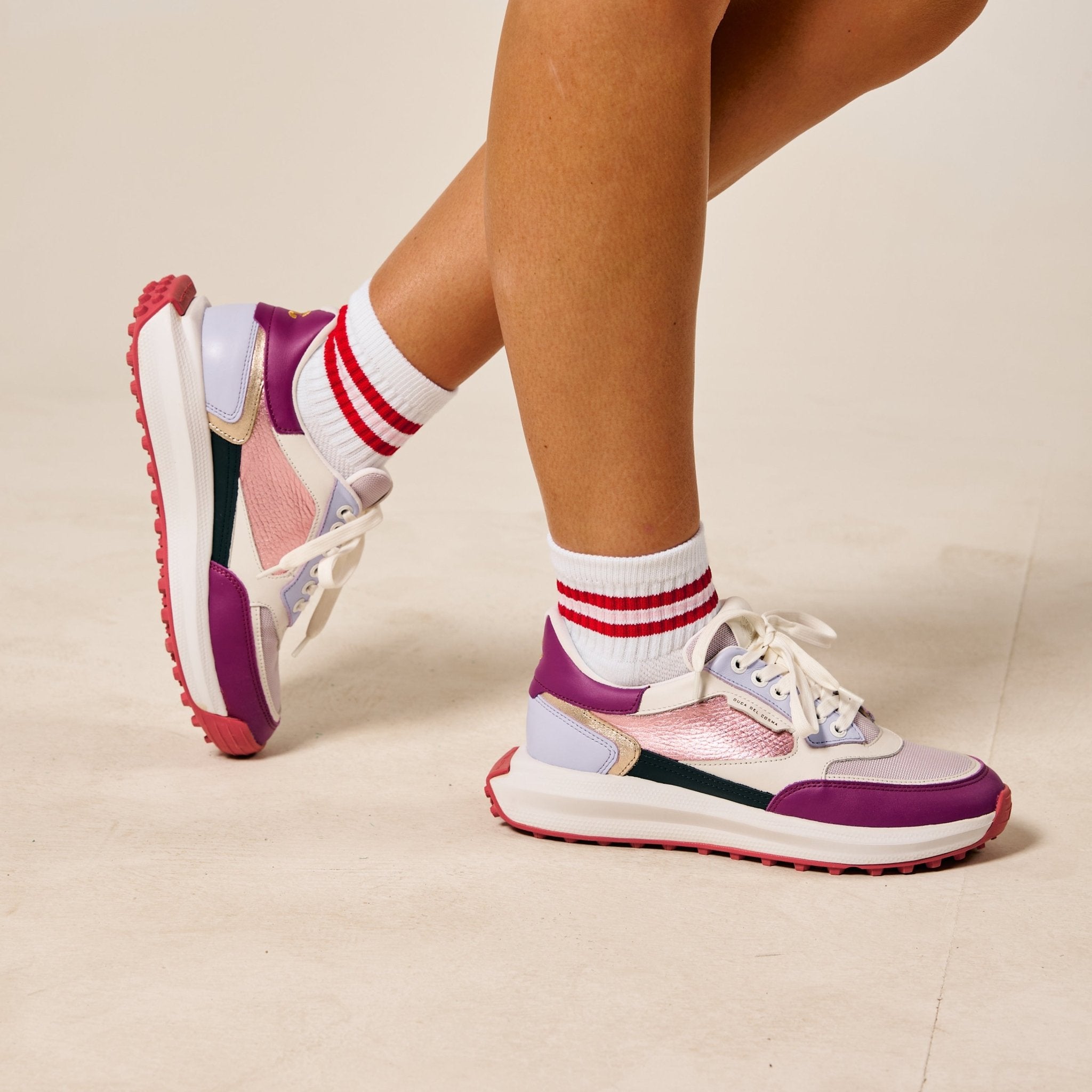 Kids Red/Pink Stripe - del campo