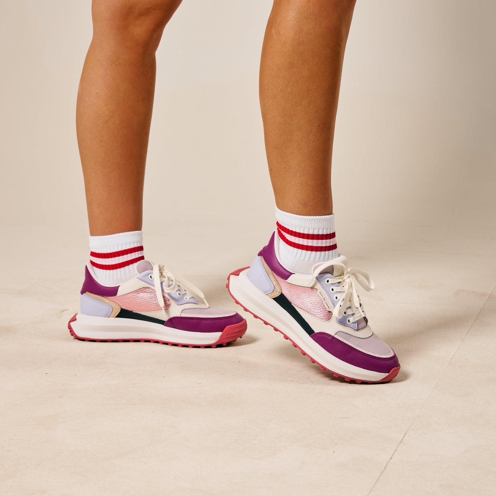 Kids Red/Pink Stripe - del campo