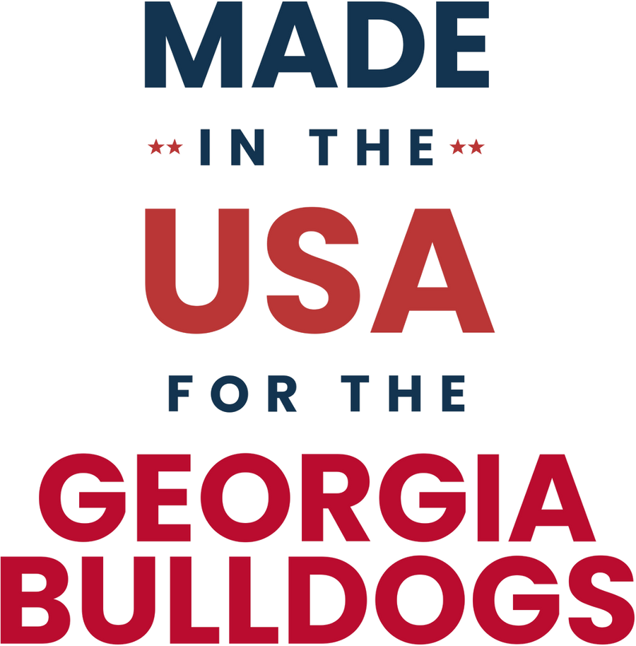 Made in the USA for the Georgia Bulldogs