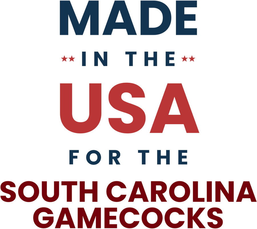Made in the USA for the South Carolina Gamecocks