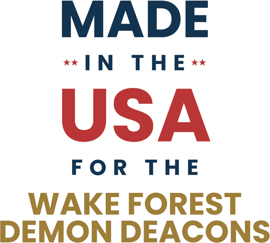Made in the USA for the Wake Forest Demon Deacons