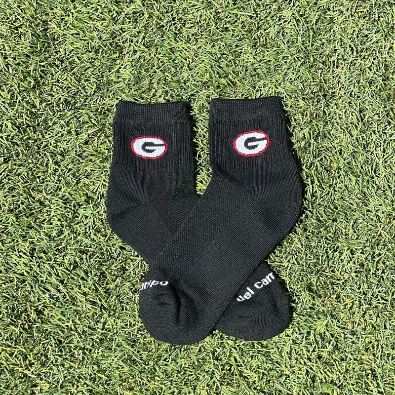 Del Campo Georgia Bulldogs Pack golf socks featuring both officially licensed team styles