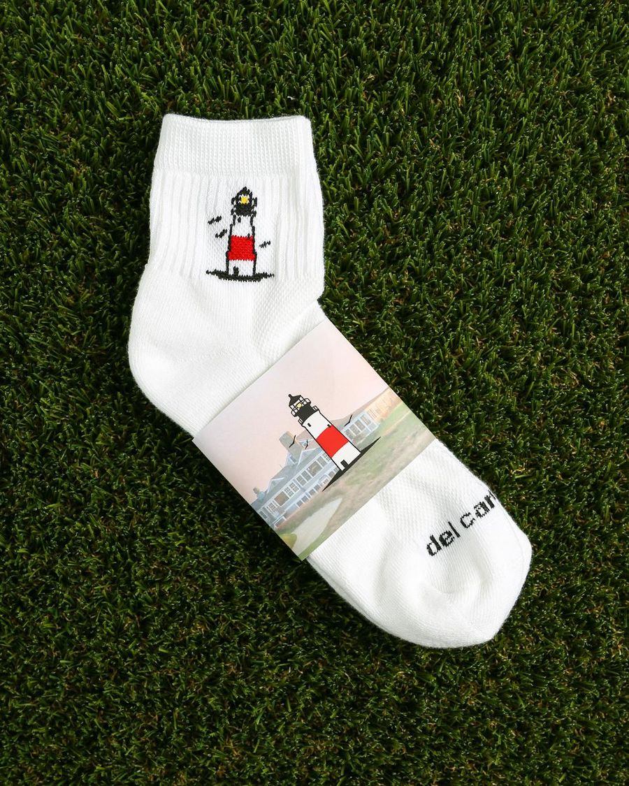 Custom Sankaty Head logo golf socks by Del Campo
